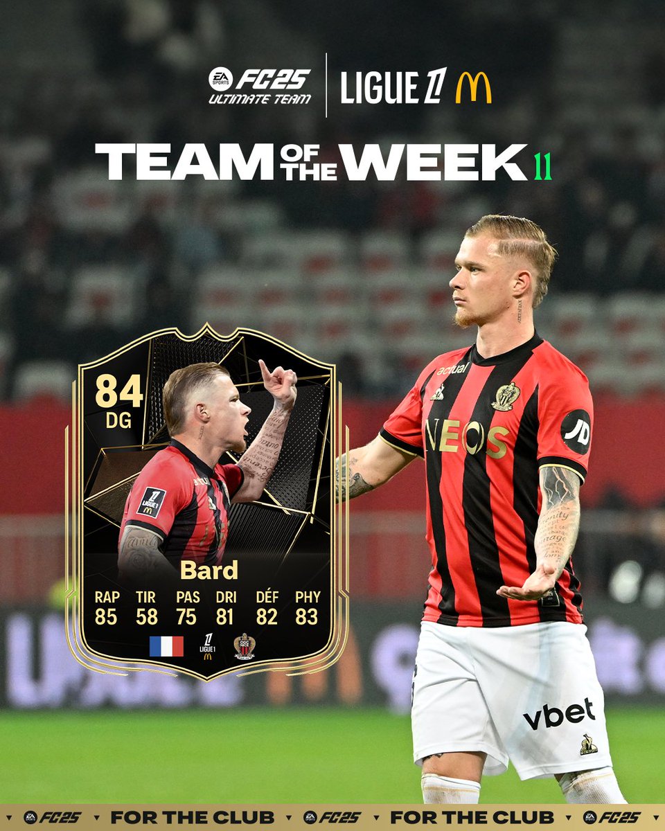 eLigue 1 McDonald’s (@_eligue1) on Twitter photo 💎 <a href="/Nesmaar_A/">Maghnes Akliouche</a>
⚔️ Melvin Bard
La Côte d’Azur à l’honneur dans la 11ème #TOTW d’@EASPORTSFCFR 🔥
#FC25 💎 <a href="/Nesmaar_A/">Maghnes Akliouche</a>
⚔️ Melvin Bard
La Côte d’Azur à l’honneur dans la 11ème #TOTW d’@EASPORTSFCFR 🔥
#FC25