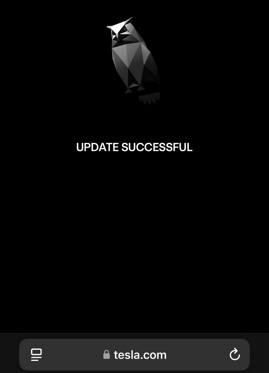 Push notification to update your #Cybertruck horn. Yes please :)