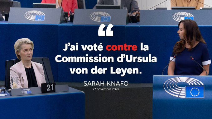 lesterrassesca's tweet photo. Sarah fait le buzz après avoir envoyé Van der la hyène dans les cordes. Hélas elle est la seule a dire ce qui se passe comme magouilles dans cette Europe des mafieux a Bruxelles !
Xavier Bellamy VA AU DIABLE ! https://t.co/HD8Ao4DgWI