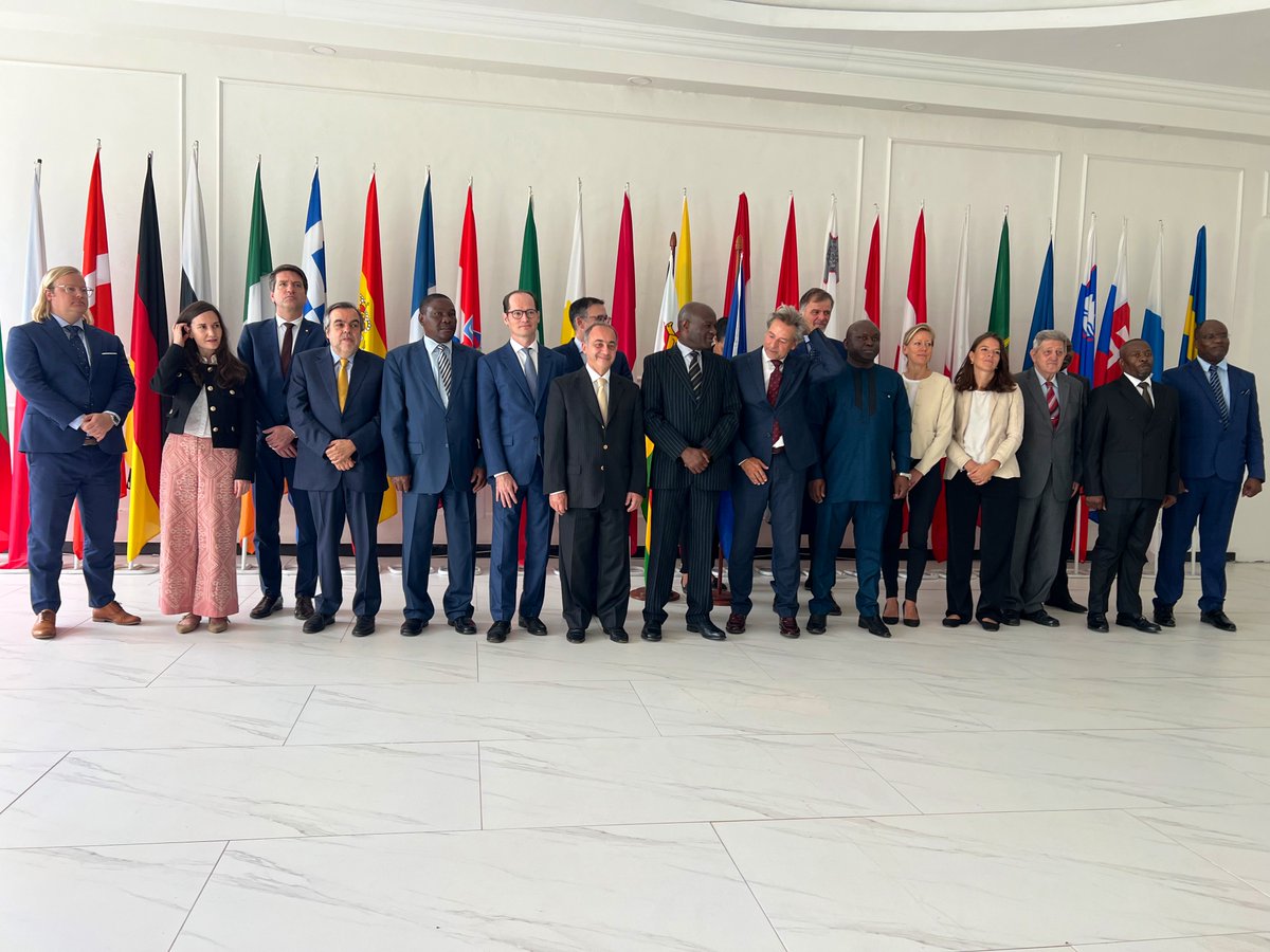 newswireZW's tweet photo. The latest session of the Zimbabwe-European Union @euinzim Dialogue meeting opening in Harare today.

EU ambassador @vonKirchmannEU says talks will focus on trade and investment, supported by economic and governance reforms. 

@MoFA_ZW Perm Sec Albert Chimbindi: “We may not always agree on everything, all the time, but what’s important is to build on areas where we have convergence”