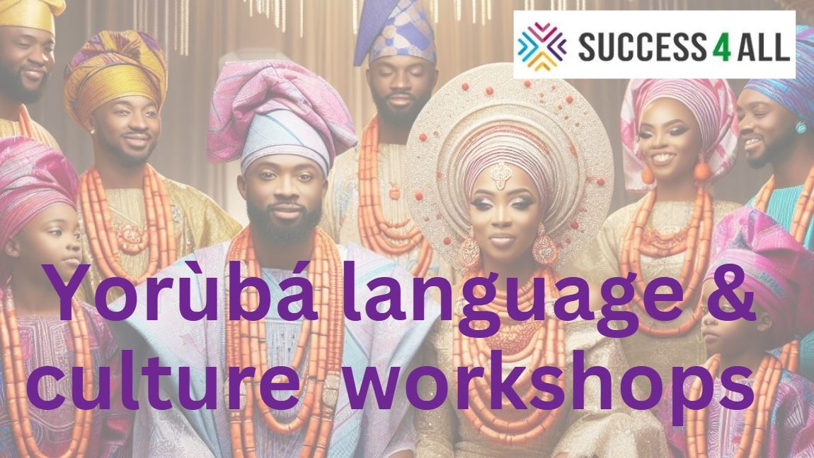 Join us for a 2-hour Yorùbá Language &amp; Culture workshop on 4/11/18/25 March, 12- 4 PM. Primary/secondary schools and groups (NE) are invited to learn Yorùbá phrases and explore its rich culture. Workshops are flexible to suit different ages and settings. expressyourselfne.com/yoruba/