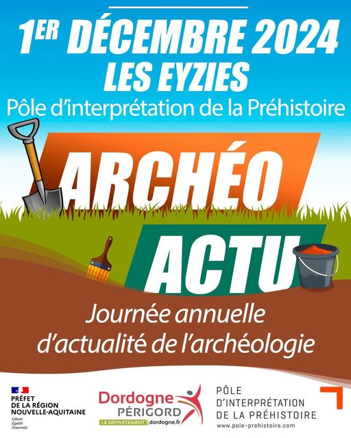 Le programme de la rencontres d’actualité sur l’archéologie 2024, ce 1er décembre en Dordogne est consacré à la présentation d’opérations portant sur l’art paléolithique en raison d’une riche actualité cette année dans ce domaine. 🦴

…hosciences.nouvelle-aquitaine.science/evenements/arc…
