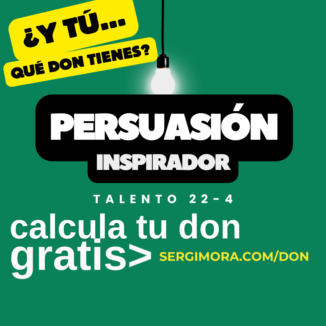 Visita sergimora.com/don y encuentra la calculadora gratuita. Ingresa tu nombre y apellidos completos para descubrir uno de tus dones naturales. ¡Compártelo aquí y cuéntame cómo te resuena!