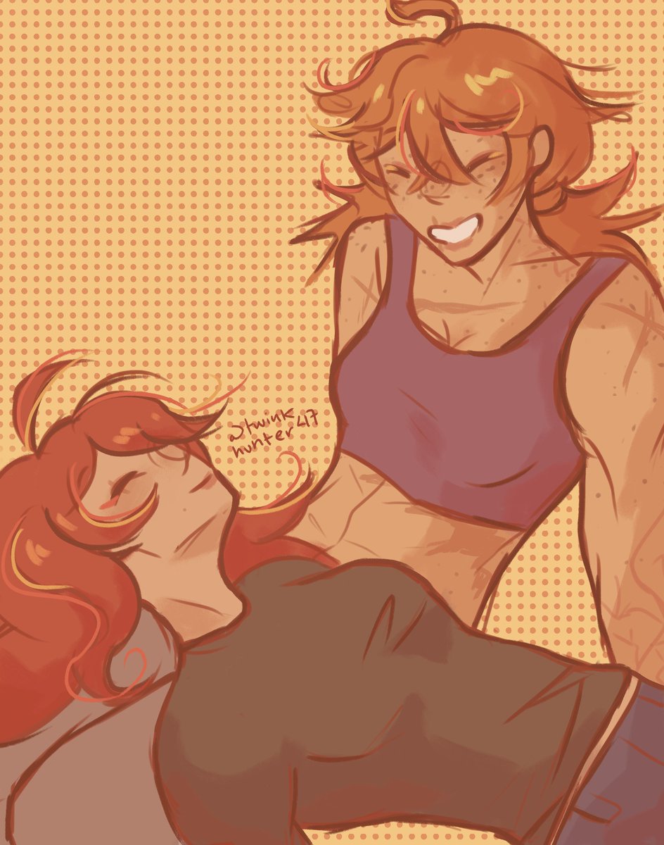 ukekaoru's tweet photo. ah! yuri!
day 4 / genderbend #ChilucWeek2024 #chilucweek https://t.co/0rNABMcFel