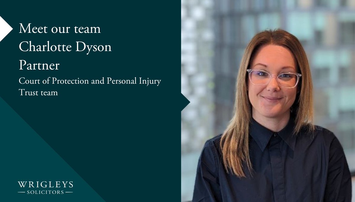 Legal 500 notes our partner, Charlotte Dyson as “passionate about her clients, goes the extra mile, has superb knowledge and excellent judgement. A future star of the Court of Protection world”
She specialises in #CourtofProtection, #PITrusts &amp; #assetprotection 
#meettheteam
