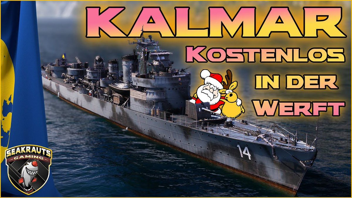Geschenkt in der Werft! 🥳 KALMAR [T5 DD EU] ⛵ Gameplay &amp; Vorstellung! 
youtu.be/EkTZJYOON0U

Viel Spass!⠀⠀⠀⠀
⠀⠀⠀⠀⠀
#review #Kalmar #worldofwarships #seakrauts #gaming #youtube #gamingcommunity #youtubeRTgaming #youtubecreatorDE #vorstellung #werft