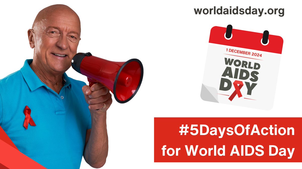 NAT_AIDS_Trust's tweet photo. On the second day of our #5DaysOfAction, we’re asking you to add your name and pledge to help end HIV stigma. #WorldAIDSDay

We can all do our part by combating misinformation, challenging discrimination and supporting people living with HIV.

Sign here:

https://t.co/uJk2tbZcHr https://t.co/UTPACfzwJM