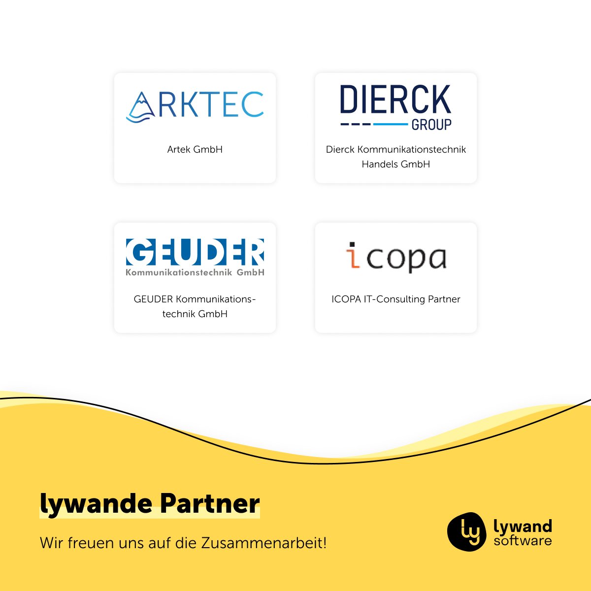 Unsere lywand Community wächst – hier ein kleiner Ausschnitt der Partner, die jetzt offiziell lywand sind 🚀🤩

#netzwerk #itdienstleister #systemhaus #mssp #itsecurity #securityaudit #securityauditplattform #lywandsoftware #lywand