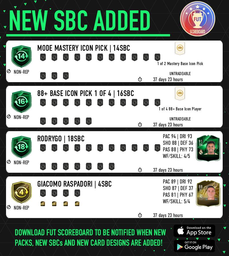 Fut_scoreboard's tweet photo. 🧩 NEW SBC ADDED 🧩 https://t.co/oTinyKVsnC