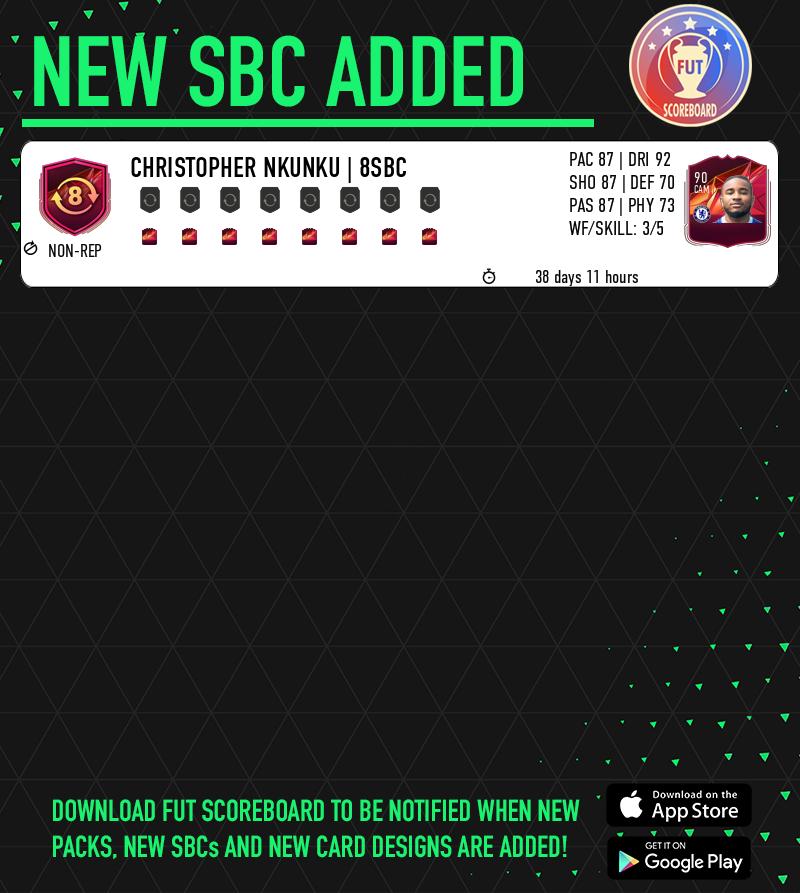 Fut_scoreboard's tweet photo. 🧩 NEW SBC ADDED 🧩 https://t.co/oTinyKVsnC