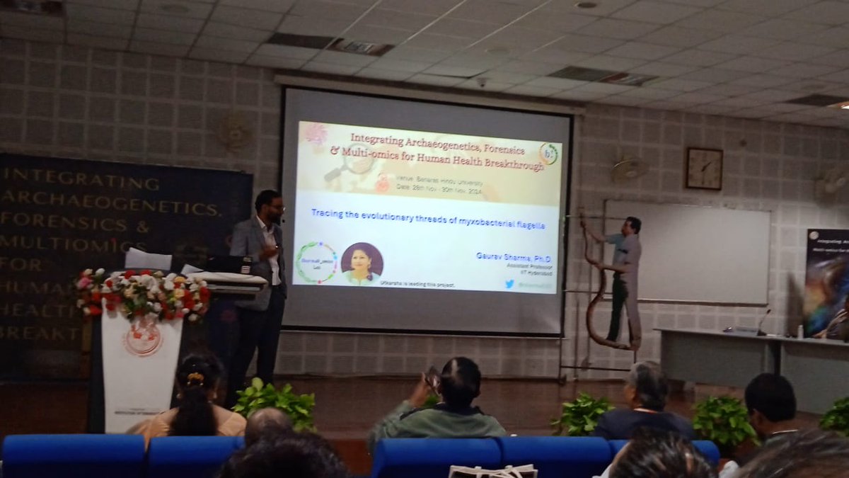 Prash Suravajhala (@prashbio) on Twitter photo GauravSharma' speaking on evolutionary lineages of myxobacteria <a href="/sharmaG30/">Gaurav Sharma, Ph.D.</a> <a href="/bioclues/">Bioclues</a> <a href="/Gyan_Lab/">Gyan Lab@BHU</a> <a href="/gyanc7/">Gyaneshwer (ज्ञानेश्वर चौबे)</a> <a href="/bioclues/">Bioclues</a> #inbixadnat2024 GauravSharma' speaking on evolutionary lineages of myxobacteria <a href="/sharmaG30/">Gaurav Sharma, Ph.D.</a> <a href="/bioclues/">Bioclues</a> <a href="/Gyan_Lab/">Gyan Lab@BHU</a> <a href="/gyanc7/">Gyaneshwer (ज्ञानेश्वर चौबे)</a> <a href="/bioclues/">Bioclues</a> #inbixadnat2024