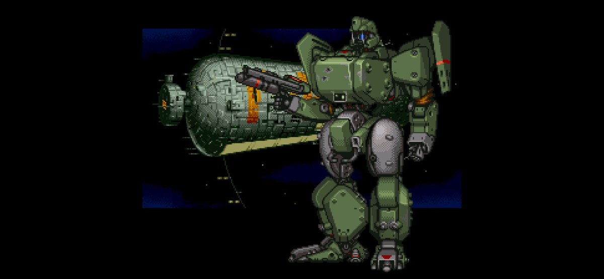 DJone01's tweet photo. Assault Suits Valken, also known as Cybernator. 

#Wikipedia 🔗: https://t.co/eqAEs2ysab

#AssaultSuitsValken #Cybernator #SNES https://t.co/SRr9XxGvEF
