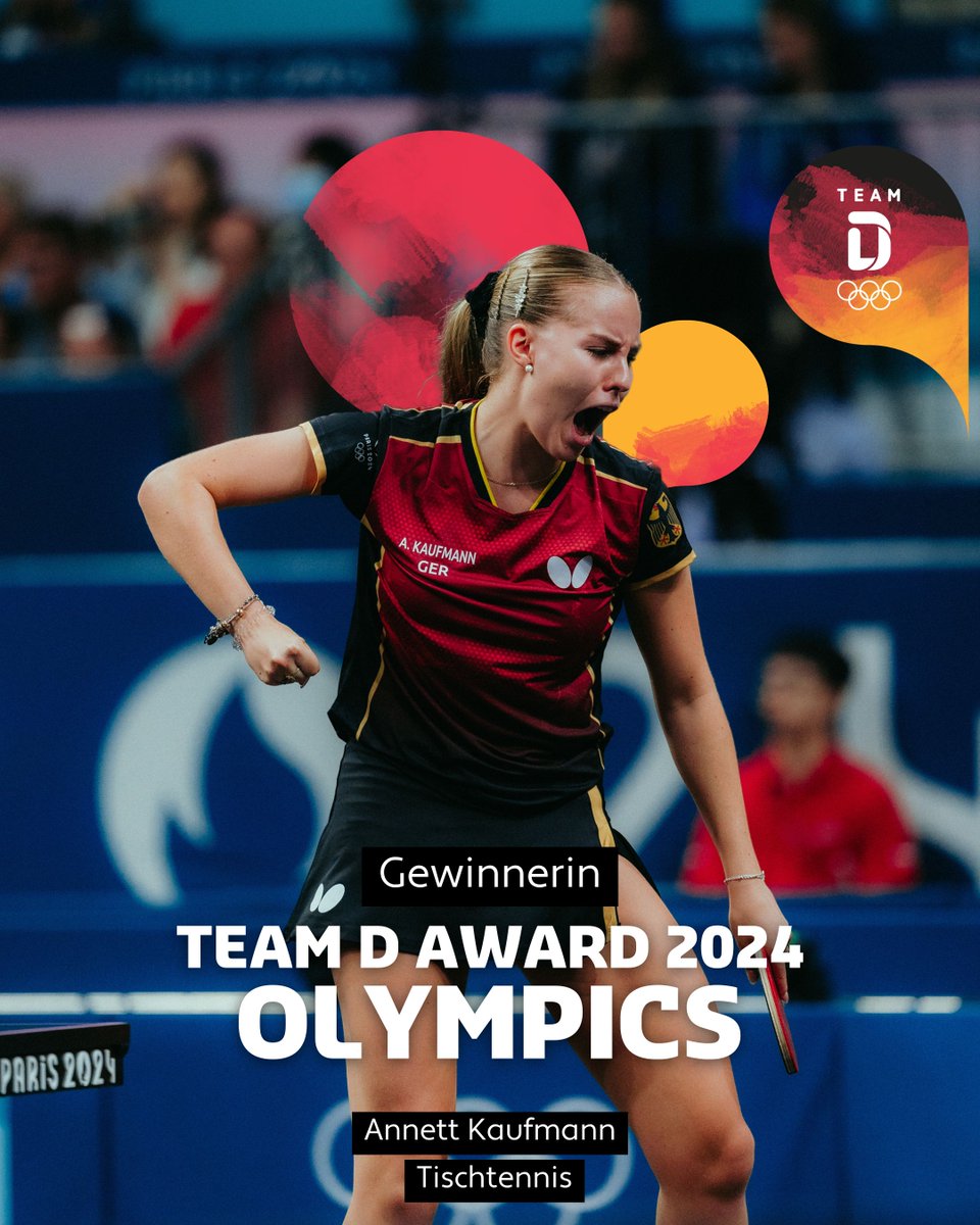 TeamD's tweet photo. ✨Ihr habt gewählt: Der Team D Award in der Kategorie "Olympics" geht an Annett Kaufmann! Herzlichen Glückwunsch! 🖤❤️💛
Auf Platz 2️⃣ und 3️⃣ landen Annika Wendle und Angelina Köhler. #JetztFürImmer #TeamDAward | @teamdpara https://t.co/mNSnXroRUO