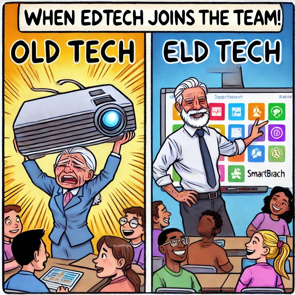 EdTechEAfrica's tweet image. Related EdTech moments, anyone? Laughter meets learning this EdTech Meme Day. LOLs of educational technology! 
#EdTechMemeDay #EdTechlaughs
