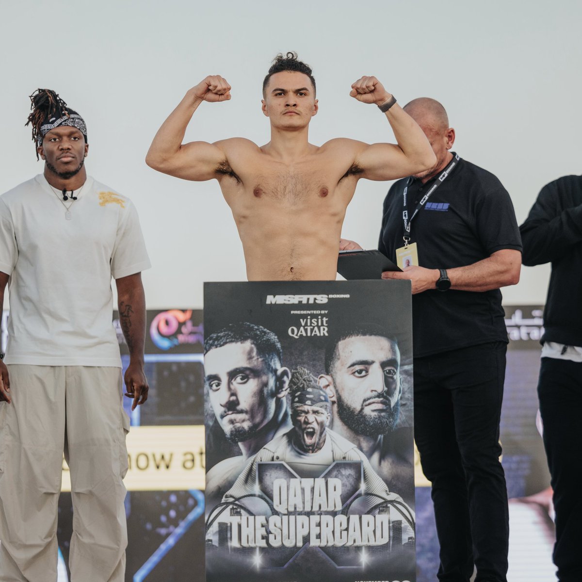 MisfitsBoxing's tweet photo. MFB Welterweight Title on the line 🏆

Who are you backing tonight when @liljarviss takes on @_BenWilliams3 in Qatar? 🤔

@MF_DAZNXSeries | @kick | @PrimeHydrate | @VisitQatar | #QatarTheSupercard https://t.co/Jxr9mTG9qD