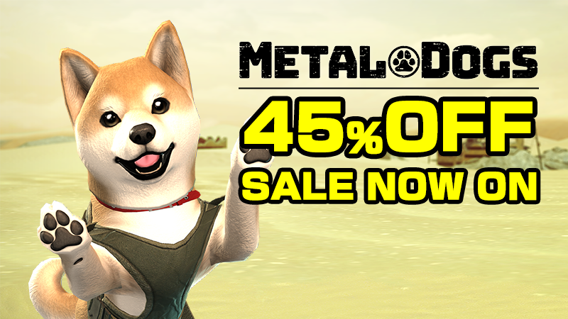 co_24Frame's tweet photo. #MetalDogs
Participating in the Steam Autumn Sale starting today!
45% off main game + 10% off DLC
https://t.co/VMcy9sRuci
#AutumnSale #SteamAutumnSale https://t.co/OWIqwlDKUv