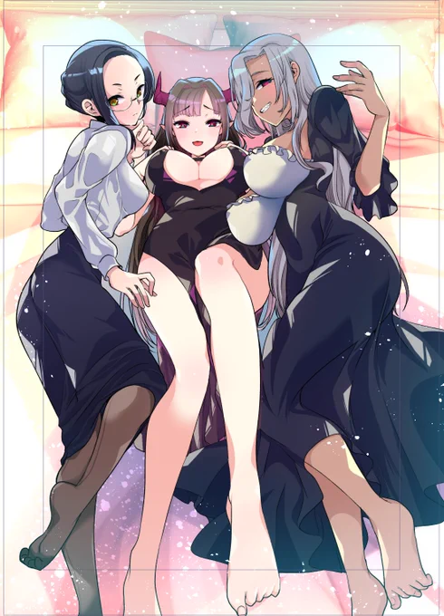 あした!!!! 異世界ホテル3巻のKindle版が!!! 先行で販売されますそうですの!!!描いた絵のスクショはこれ! トリミング前のやつ!みて!みろーーーーーっ!!!あ、見てくれてありがとうございます・・・3巻も続いて 感無量です 