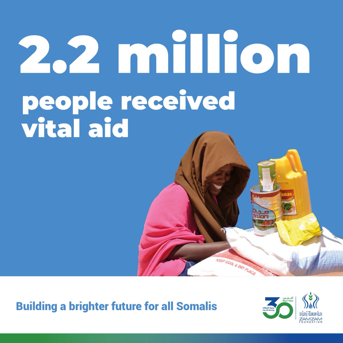 Today we’re launching #ZamzamUK to build our community in the UK.

<a href="/zamzamsom/">Zamzam Foundation</a> has been serving communities in #Somalia for over 32 years. Last year, programmes touched more than 2.2 million lives. 

#UKSomalis #GlobalDev