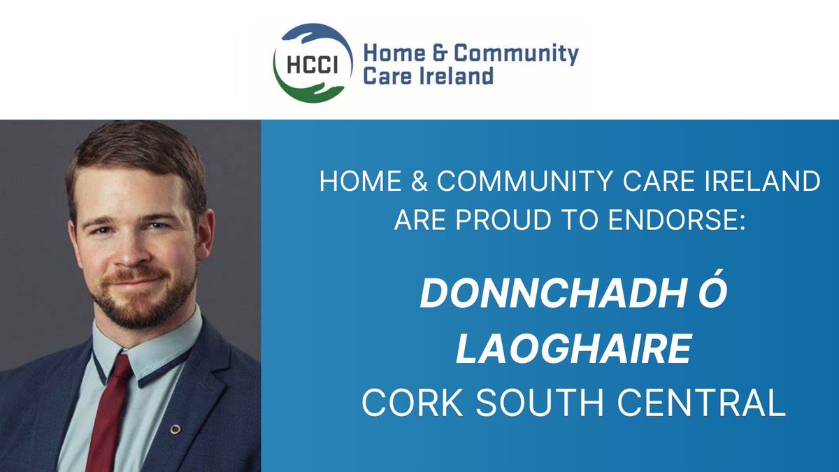 Home & Community Care Irl (@hcc_irl) on Twitter photo 🏡<a href="/Donnchadhol/">Donnchadh Ó Laoghaire</a> has been one of Cork’s most vocal supporters of home care 
🟢We’re delighted to endorse Donnchadh in #GE2024 tomorrow 
🎤Donnchadh has a strong history of advocating for those who need it most
🗳️Voting for Donnchadh is a vote for #homecare 🏡<a href="/Donnchadhol/">Donnchadh Ó Laoghaire</a> has been one of Cork’s most vocal supporters of home care 
🟢We’re delighted to endorse Donnchadh in #GE2024 tomorrow 
🎤Donnchadh has a strong history of advocating for those who need it most
🗳️Voting for Donnchadh is a vote for #homecare
