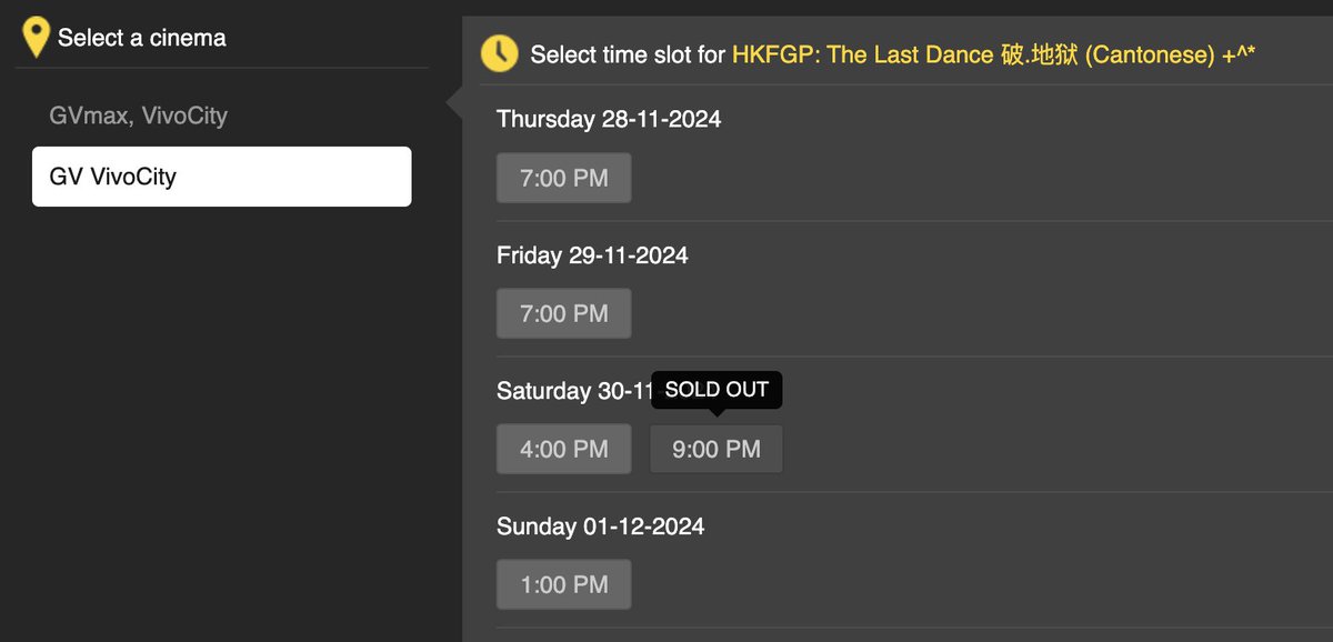 新加坡的破地狱粤语版全部没票，只剩普通话的，难绷。想看子华神 （