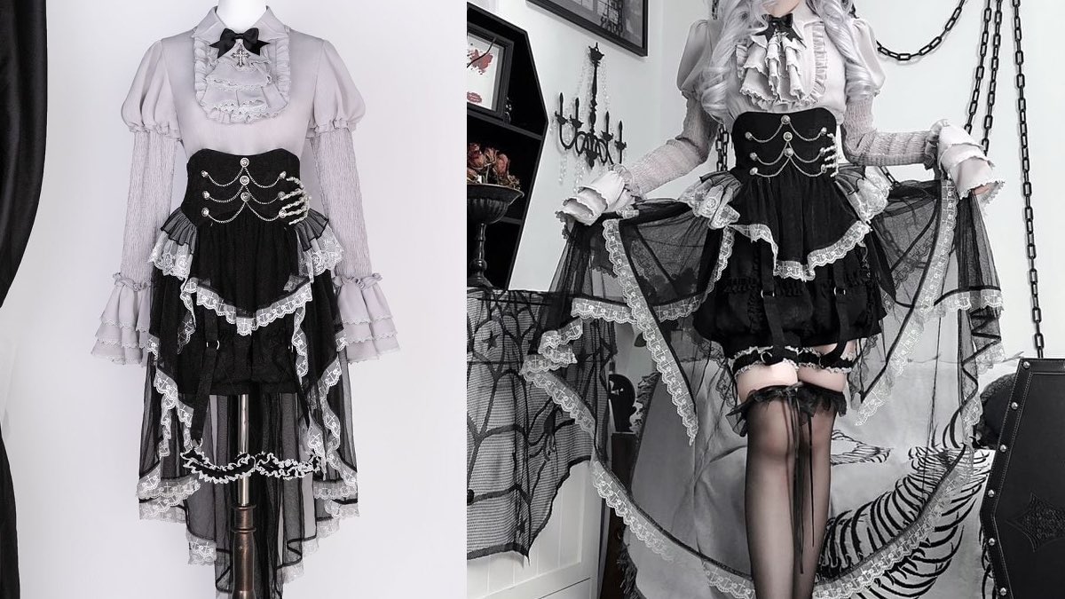 ゴシックなお洋服が最近広告で流れてきますね...！