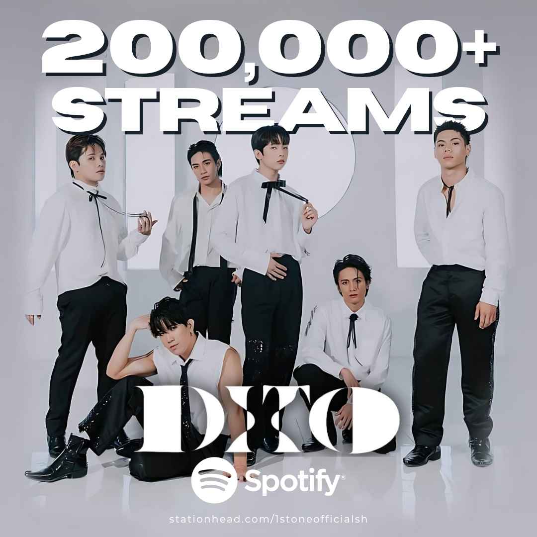 1stOneSHTeam's tweet image. 🎶WAG KANG BIBITAW, AKO’Y NANDITO LANG🎶

Walang bibitaw indeed kasi 200K+ Spotify streams na ang DITO! Grabe na talaga kayo For One! 🥹🫶

Thank you for always streaming with us!

@1stoneOfficial #1stOne #1stOneDITO #1stOneOnStationhead #1stOneOnSpotify