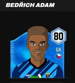 GARSacm's tweet image. EL SEGURO DE GARS. 

Se suma a la terna Adam, el guardameta checo propiedad de la agencia que ha impresionado con sus actuaciones.
13 partidos y solo 12 goles recibidos con una media de 7.4
6 atajadas vs Lisbon donde mantuvo la valla en 0 su mejor actuacion.
SINONIMO DE SEGURIDAD