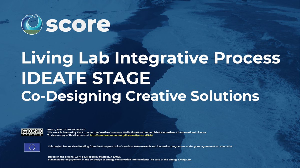 🎥The 4th video of the SCORE #LivingLab Integrative Process video series is out!        

Watch this video where we move to the Solution Space and explore the Ideate stage. 

🔗youtube.com/watch?v=Ov9jZk…

Stay tuned for the next videos!

#Innovation #CoCreation #Sustainability