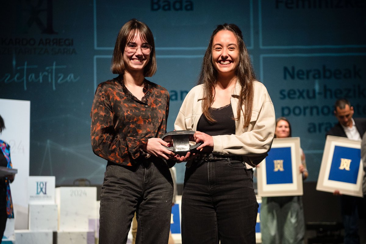 Rikardo Arregi Kazetaritza Saria 2024 Kazetaritza atalean: Feminizketak, Berria egunkarian argitaratutako elkarrizketa sorta, Maite Asensio, Amaia Igartua, Isabel Jaurena eta Olatz Silvak idatzitakoa