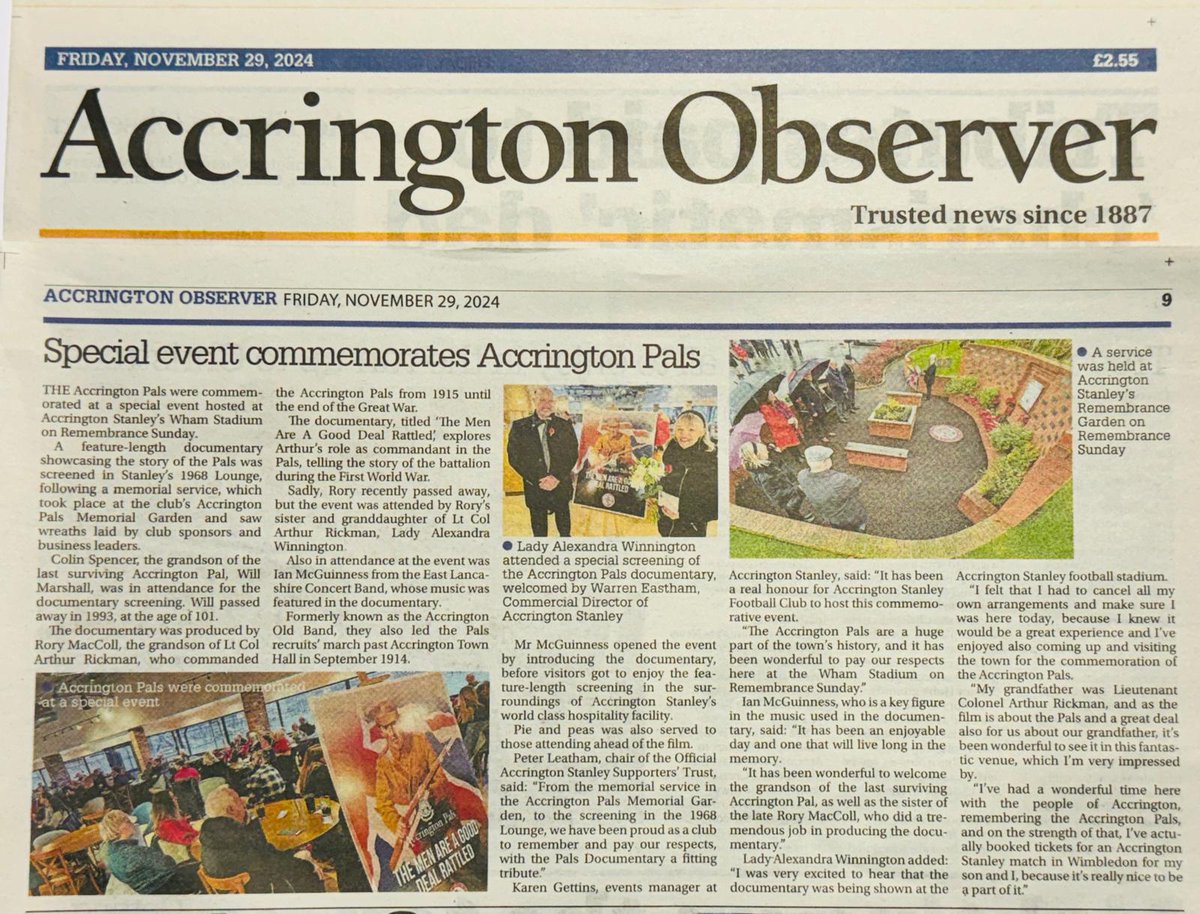 Amazing Accrington tweet media