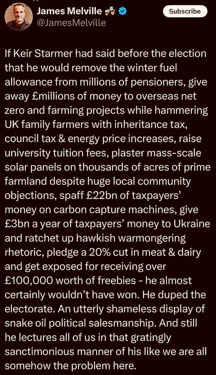 My thoughts on the snake oil salesmanship of Keir Starmer &amp; the Labour government…