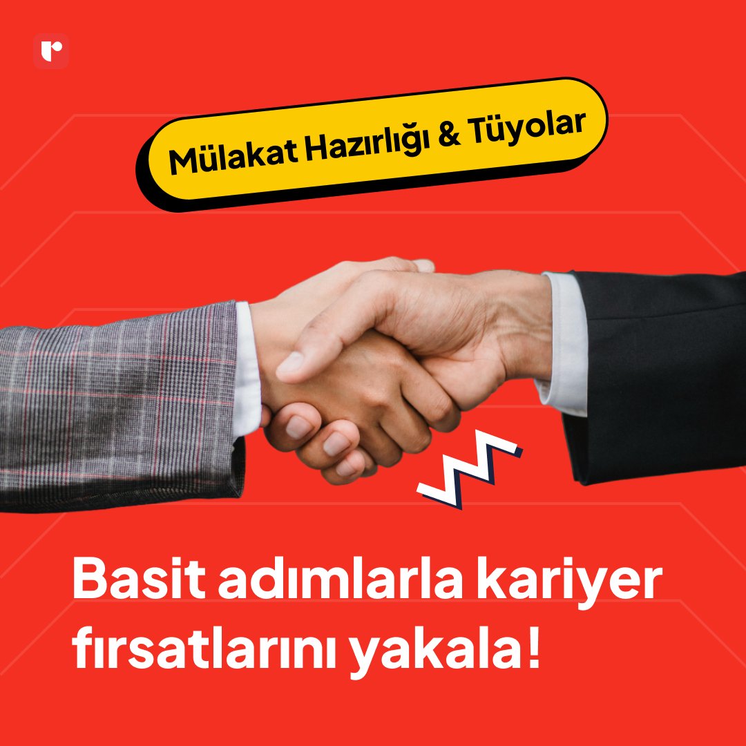Kariyer hedeflerinize ulaşmak için doğru mülakat stratejileriyle hazırlanın! 
Mülakat tüyolarımızla basit ama etkili adımları öğrenin ve bu adımlarla kariyer fırsatlarını yakalayın. 🚀

#online #mülakat #kariyer #interview #job