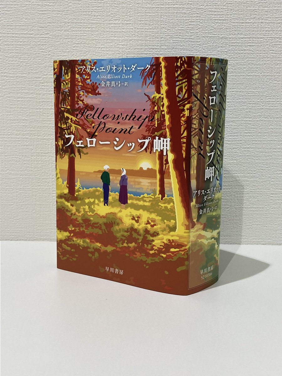 takuboqui's tweet photo. 年末のお楽しみ、鈍器本です！

80年にわたる女性たちの友情、そして秘密を描いた全米ベストセラーです。
『フェローシップ岬』アリス・エリオット・ダーク、金井真弓訳、12/4発売！ https://t.co/7i1mh75RnV