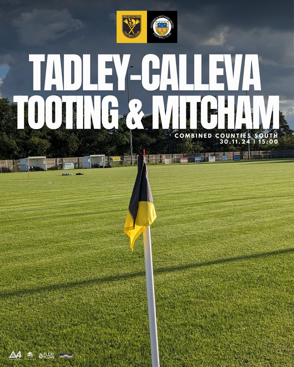 Next Up | Tooting &amp; Mitcham United 

Saturday brings an opportunity to bounce back from midweek defeat when we welcome <a href="/OfficialTmufc/">Tooting & Mitcham United FC</a> to Barlows Park.

The Terrors scored a very late winner in this fixture last season, and we'll be out to avenge that defeat on Saturday afternoon.