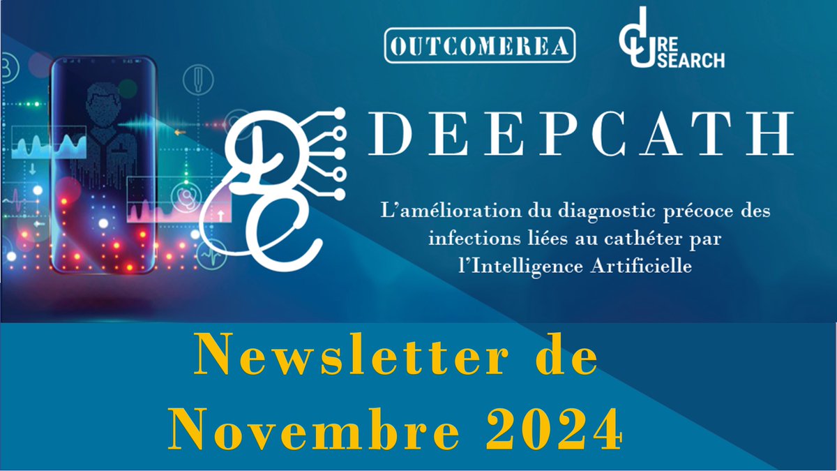 🌟 Nouvelles du projet DEEPCATH ! 
Retrouvez les dernières news sur l’avancement des algorithmes de détection des signes locaux du projet DEEPCATH en consultant la Newsletter de Novembre.
icrs.fr/fr/ia/deepcath…

#IA #Santé #Innovation