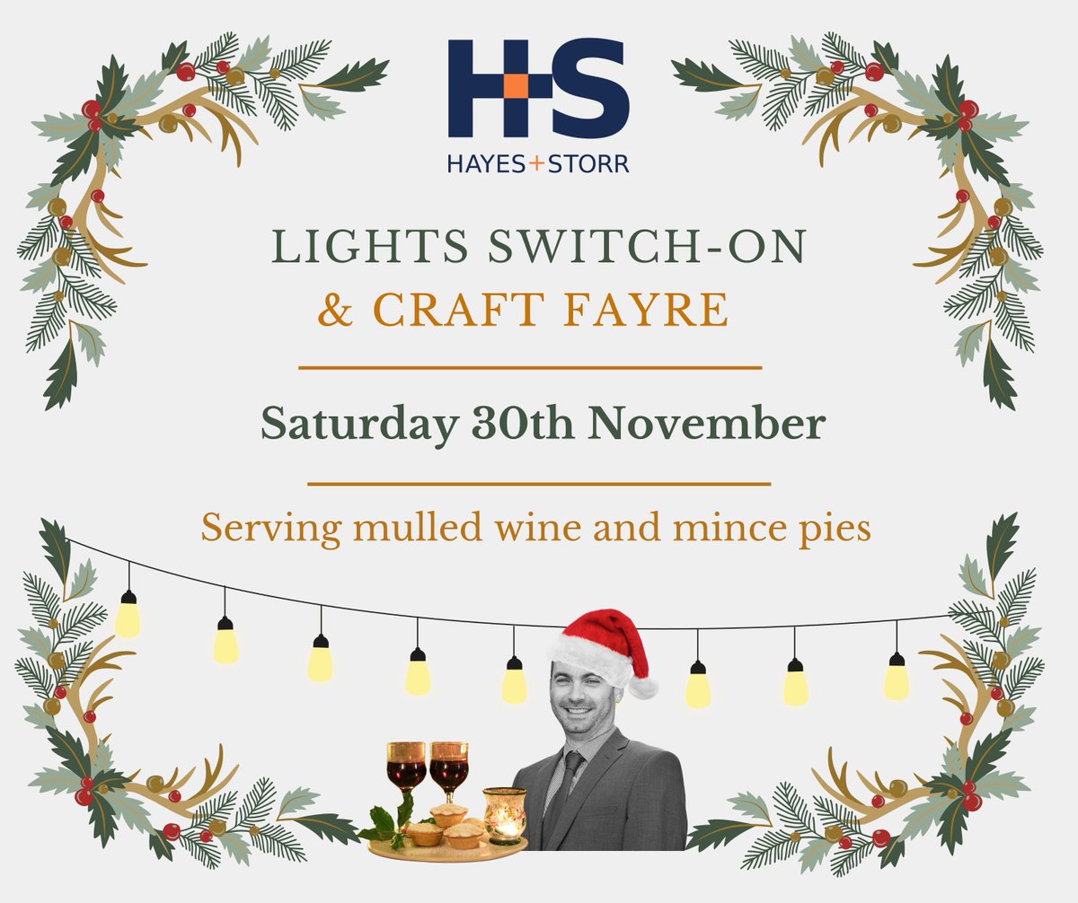 What are your plans this Saturday? Don’t miss the Fakenham Lights Switch-On! From 10am, the Market Place will be filled with festivities, including IT Director Chris Johnson &amp; team, serving mulled wine &amp; mince pies outside our offices from 12 noon. Come &amp; say hello!🎄✨🎁
