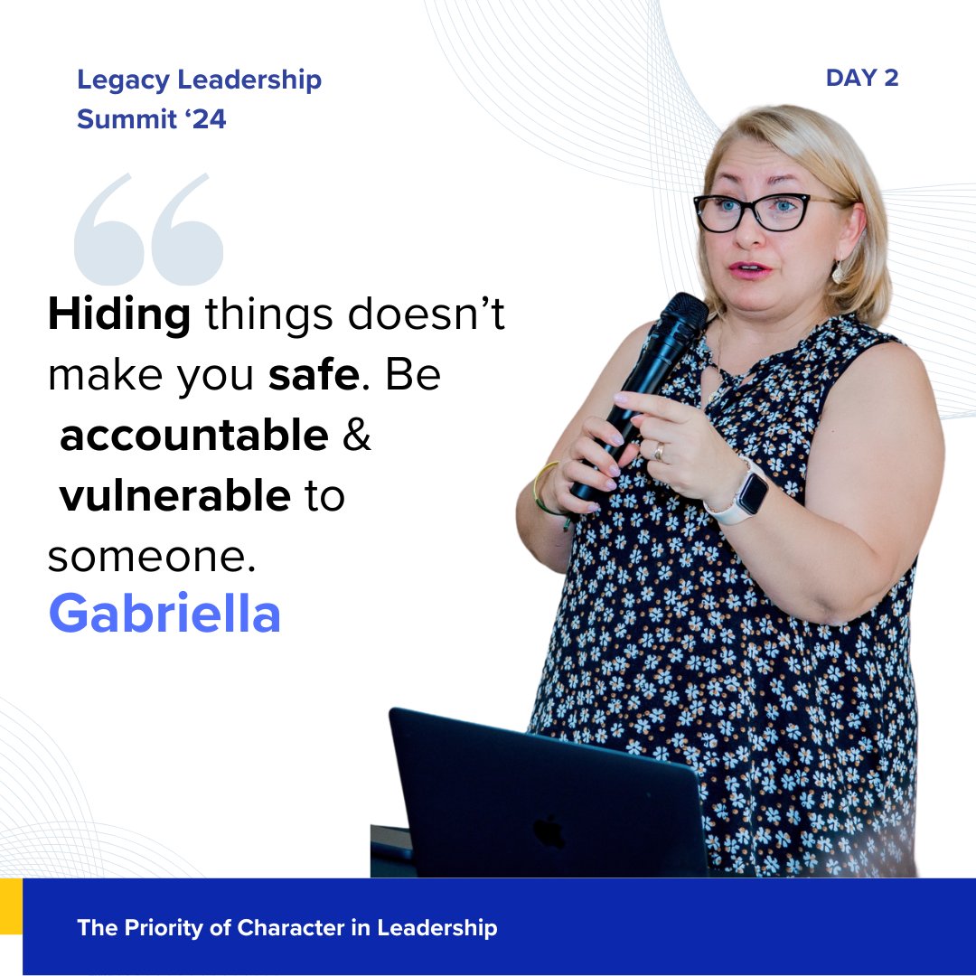 LeadLegacy101's tweet photo. An enlightening sharing from Gabriella on the pillars that protect our character.

What are you not sharing with your close people that could be a potential character breaker?
#LegacyLeadership https://t.co/omEdYVf1IH