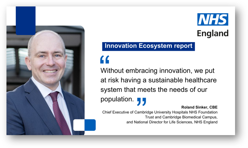 HealthInnovMcr's tweet image. NEWS: A new report from the Innovation Ecosystem Programme sets out recommendations to transform how the NHS develops and adopts healthcare innovations. 

🔗 Read the full report here: bit.ly/3B5rAYd #NHSEngland