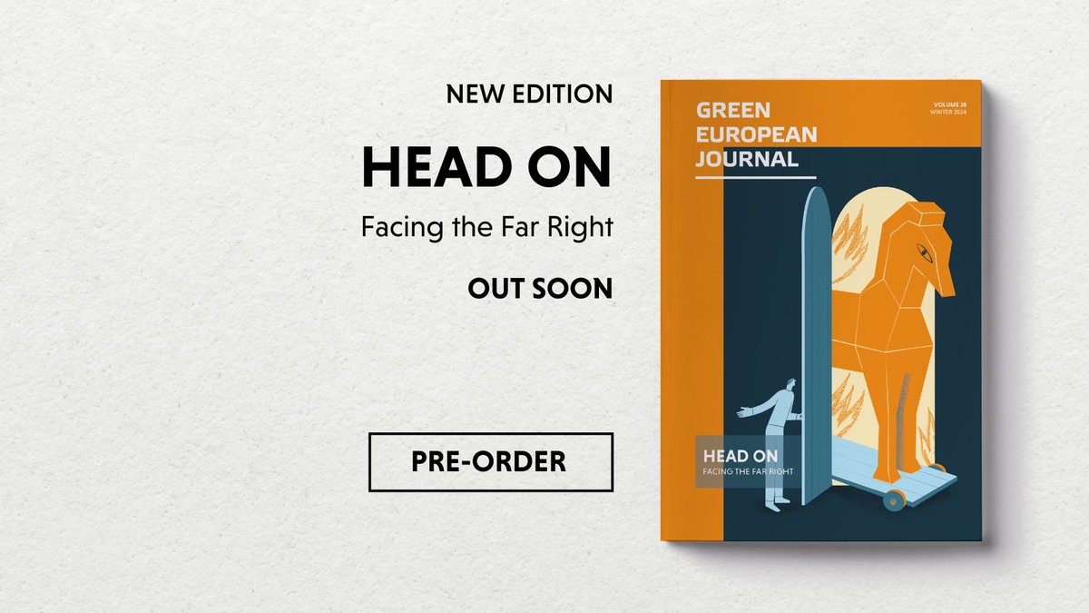 Our winter edition, Head On: Facing the Far Right, is coming soon!

The far right thrives on fear, but resistance begins with reimagining the future. Subscribe to explore #PoliticalEcology as a bold alternative grounded in democracy and justice.  greeneuropeanjournal.eu/subscribe-orde…