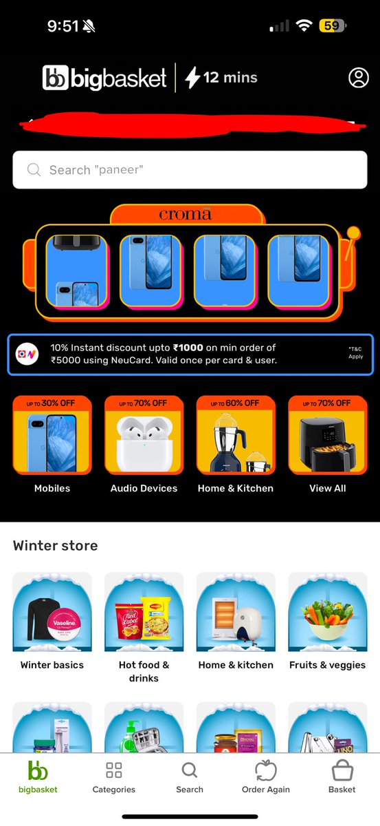 acentauri92's tweet photo. @bigbasket_com And this is what you have promised when I was placing the order. 12 mins. Which is still more than what you advertise so heavily. I will be reopening the national consumer issue again. https://t.co/NtX4tDCXTZ