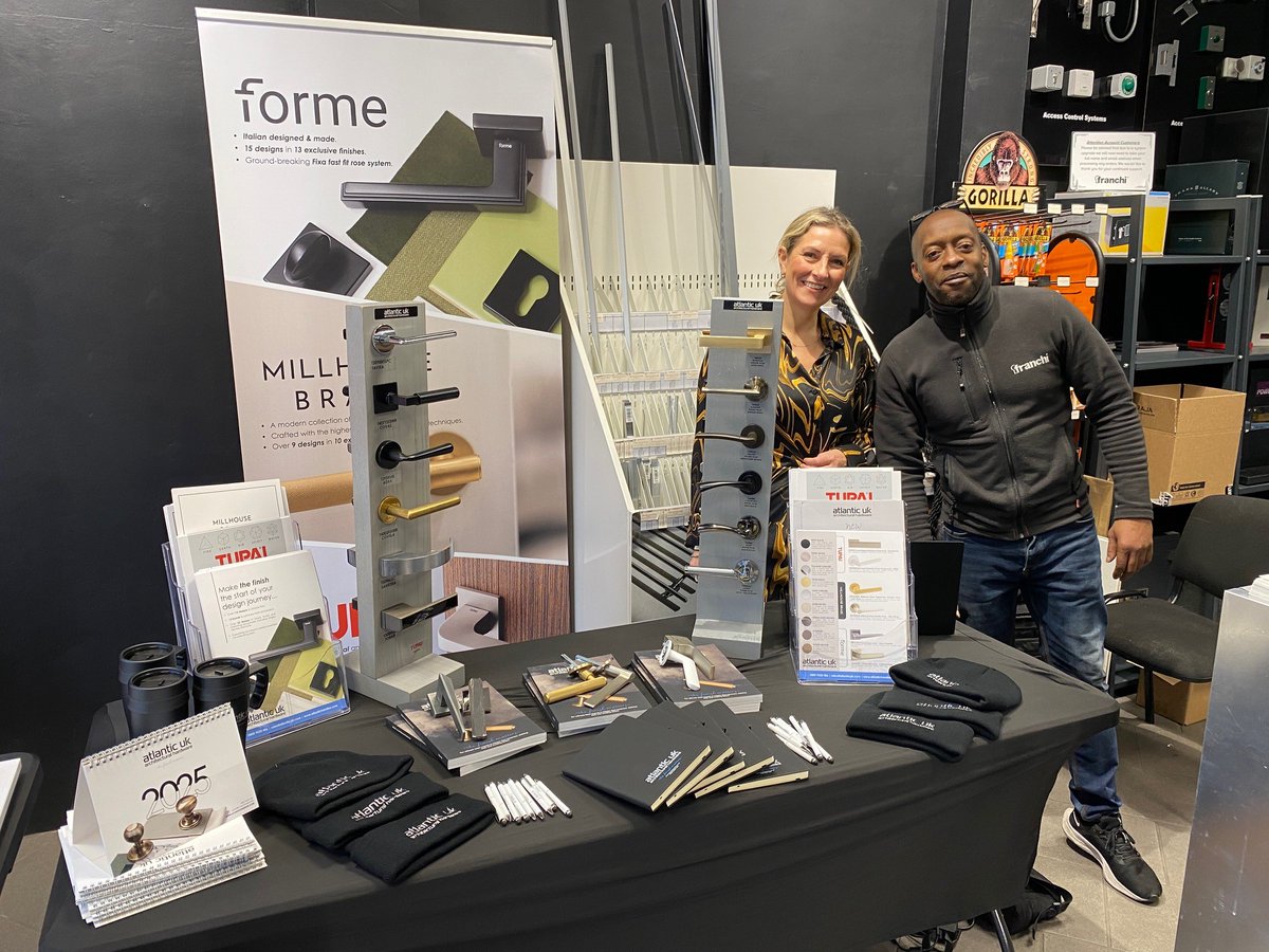 We had a great time yesterday at <a href="/Franchiplc/">Franchi Stores</a> Christmas Bonanza showcasing a selection of our latest launches! Thank you to everyone who stopped by to see us 🎄

Find out more: atlantichandles.com

#AtlanticUK #InteriorDesign #Architecture #Ironmongery #DoorHandles