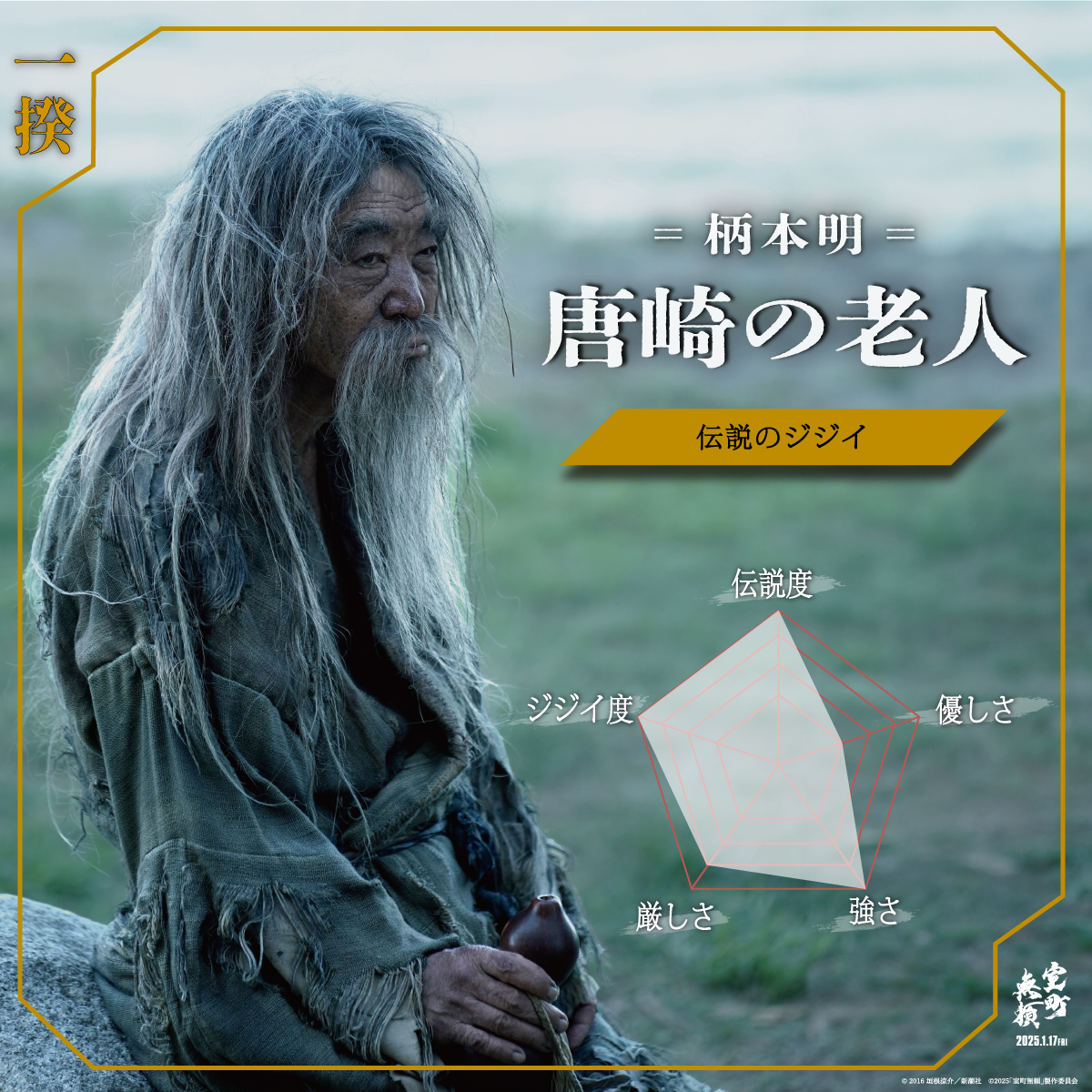 ══ 𝐜𝐡𝐚𝐫𝐚𝐜𝐭𝐞𝐫 ══ ⚔️一揆勢⚔️ 唐崎の老人(からさきの