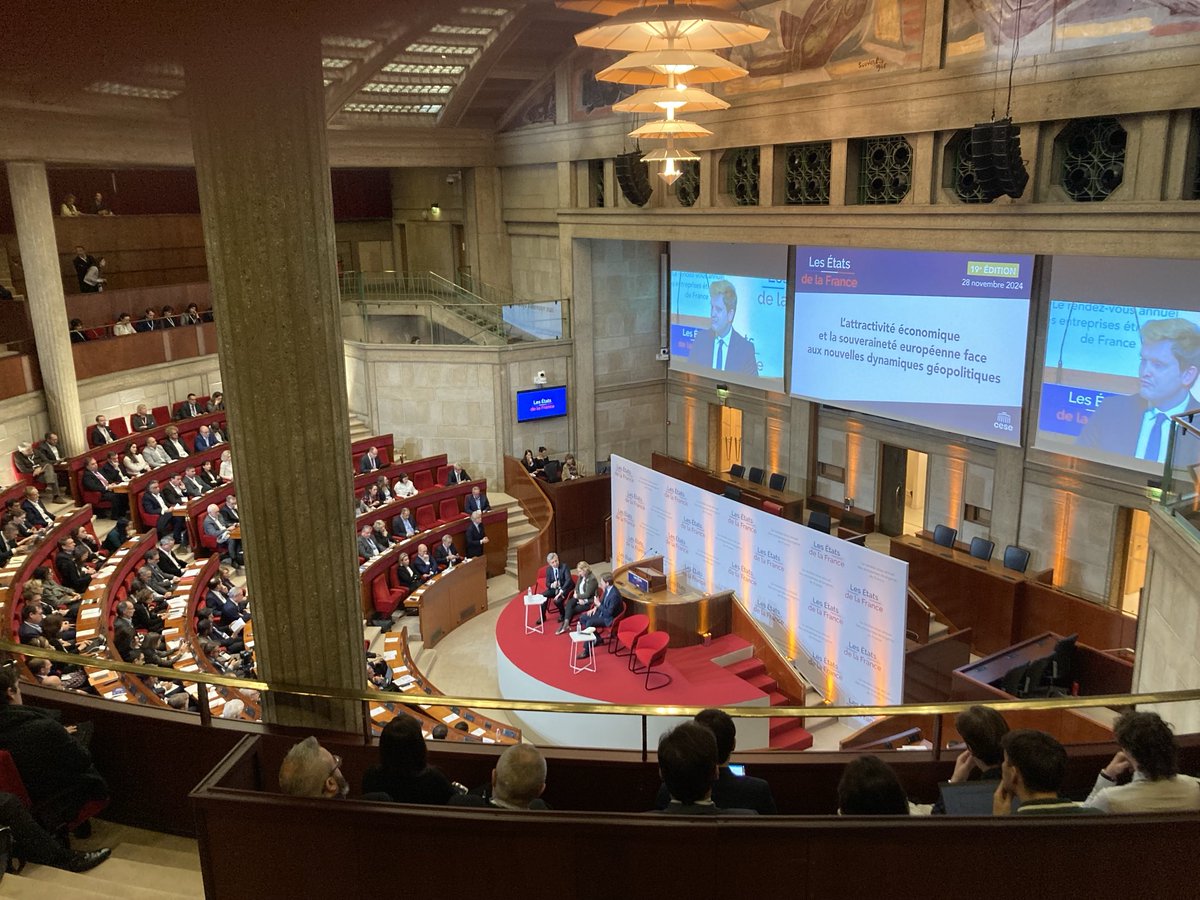 Débat sur l’attractivité économique et la souveraineté européenne face aux nouvelles dynamiques géopolitiques - Les états de la France