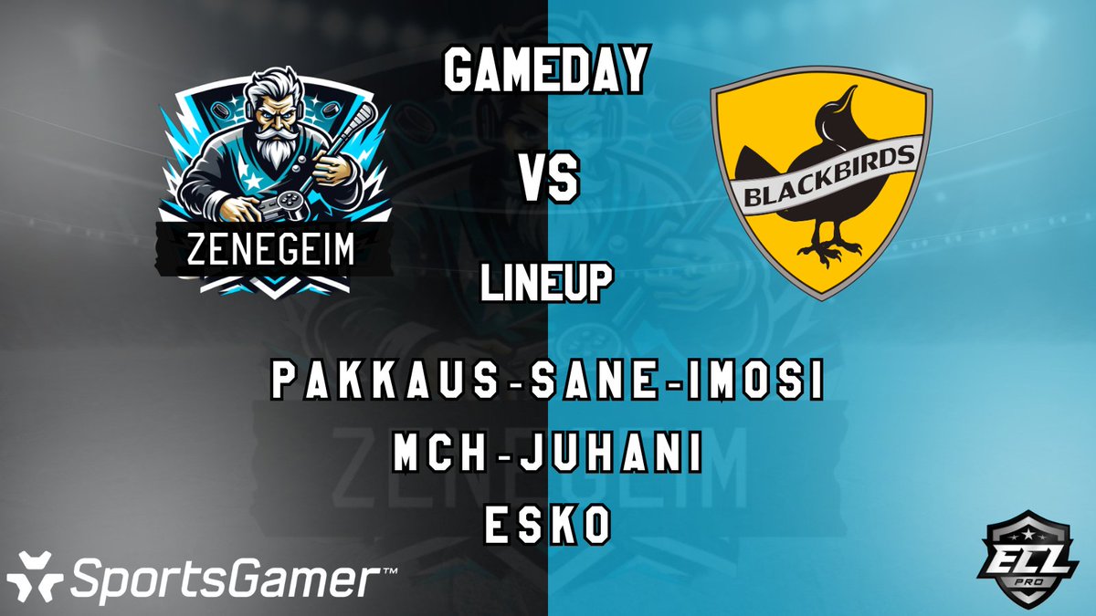 Zenegeim (@zenegeim) on Twitter photo #GameDay (6/15)
🆚@BlackbirdsNHL
🕙21cet
📺twitch.tv/juhaniz_
#ECL25Winter
<a href="/SportsGamerGG/">SportsGamer</a>
#KouvolanLakritsi
#eHockey #GameDay (6/15)
🆚@BlackbirdsNHL
🕙21cet
📺twitch.tv/juhaniz_
#ECL25Winter
<a href="/SportsGamerGG/">SportsGamer</a>
#KouvolanLakritsi
#eHockey