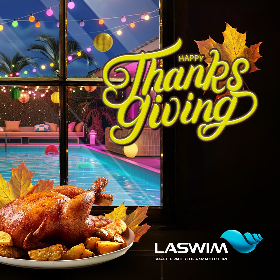 laswimpoolwater's tweet image. Grateful for this season of thanks. Wishing you a Happy Thanksgiving! 
#Laswim #Thanksgiving #Poolequipment #Poolpump #Poolfilter