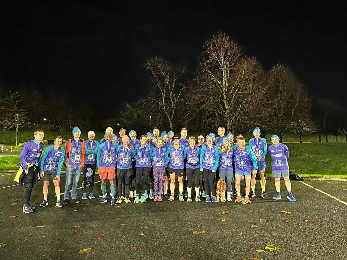 Last Tuesday ahead of our training session, #BlackrockAC runners met for the annual picture wearing the Dublin City Marathon t-shirts.
We also had a little award ceremony to celebrate the great results we had at this year’s Dublin City Marathon and at Frank Duffy 2024 10mile