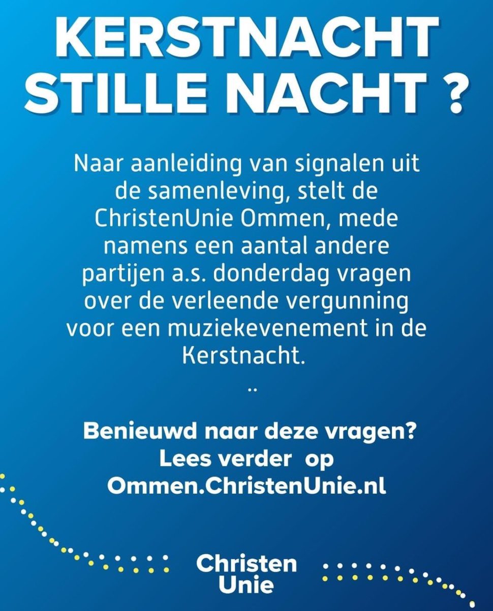 ChristenUnie Ommen tweet media