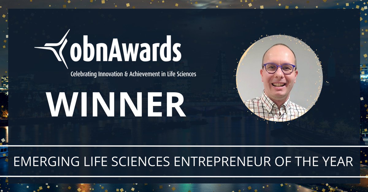 ReadingBioSci's tweet photo. 🏆Congratulations to Dr Chris Jones who won this year's OBN ‘Emerging Life Sciences Entrepreneur of the Year Award’ 

This really is a testament to his hard work! Chris is the CTO and Co-Founder of HaemAnlytica and is focusing on next generation platelet analysis
@UniRdg_Research https://t.co/yilCRvK9yI