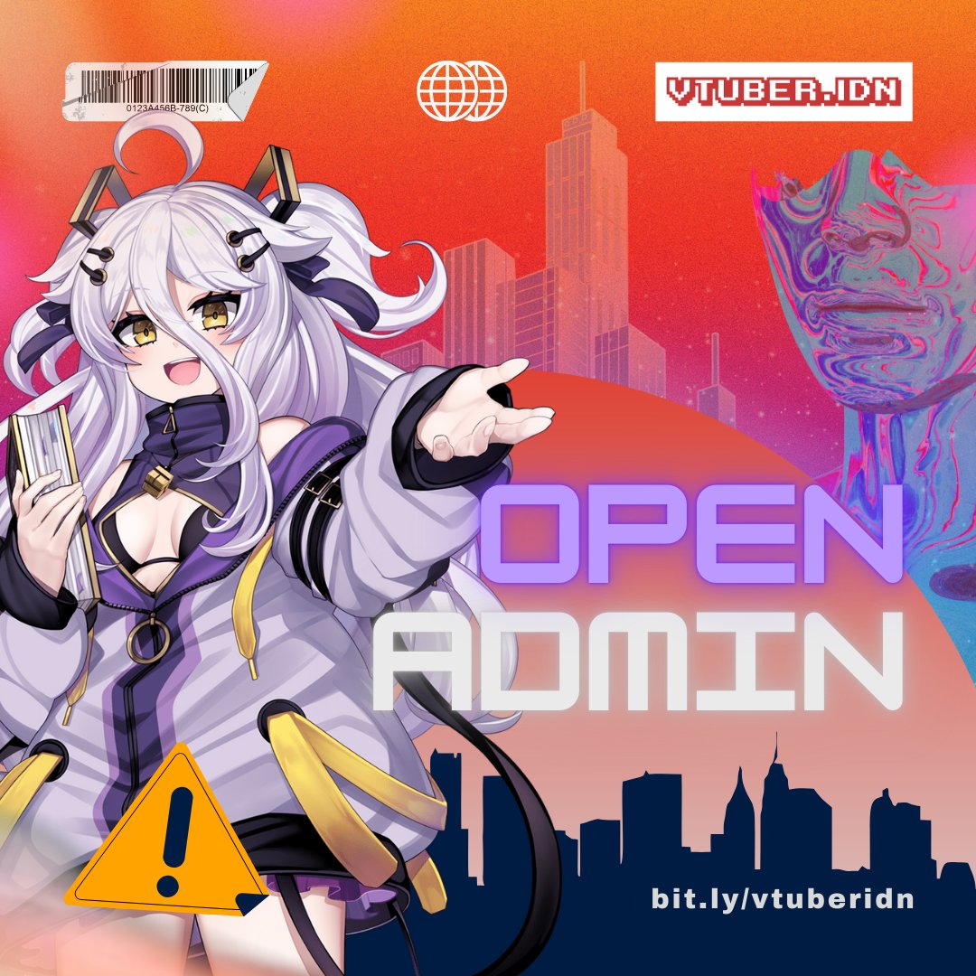vtuber_idn's tweet photo. 🛠️VTUBER IDN OPEN ADMIN⚒️
Halo VTuber fans! 🎉 Kami membuka kesempatan untuk bergabung sebagai admin/staf VTUBER IDN!
🔗 Pendaftaran: https://t.co/WMLh1hASQ3
NOTE: Pendaftaran masih buka jika formulir bisa diakses!
#VTuberIDN #OpenAdmin #VTuberID #VTuber https://t.co/jiWE9vzWrC