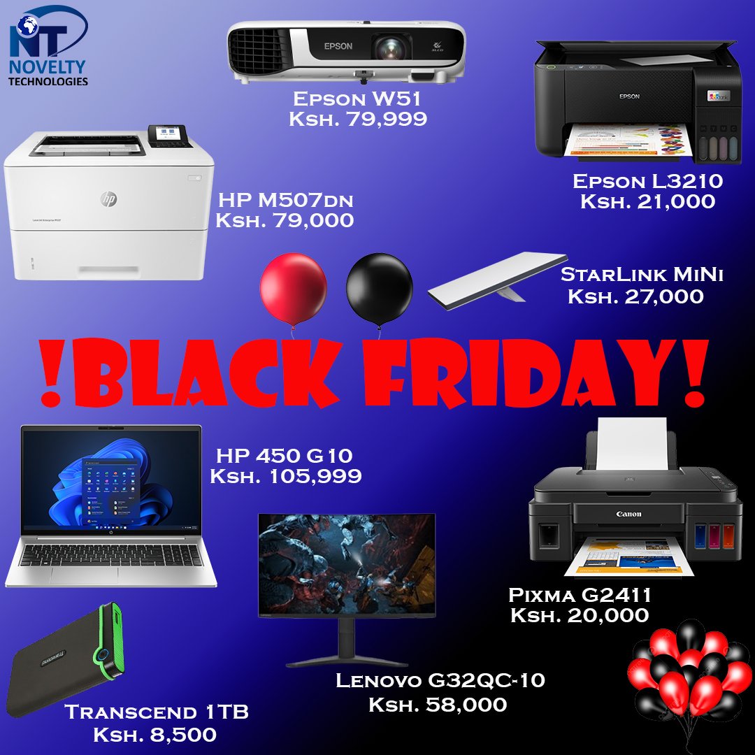 NoveltyTech1's tweet photo. End-of-month Black Friday special: Transform your business/day-to-day life with our biggest discounts. Professional solutions at unbeatable prices. Limited time only.

Click here to view more products on offer: https://t.co/rjVxnRsd6R https://t.co/jWNqkBq7gf
